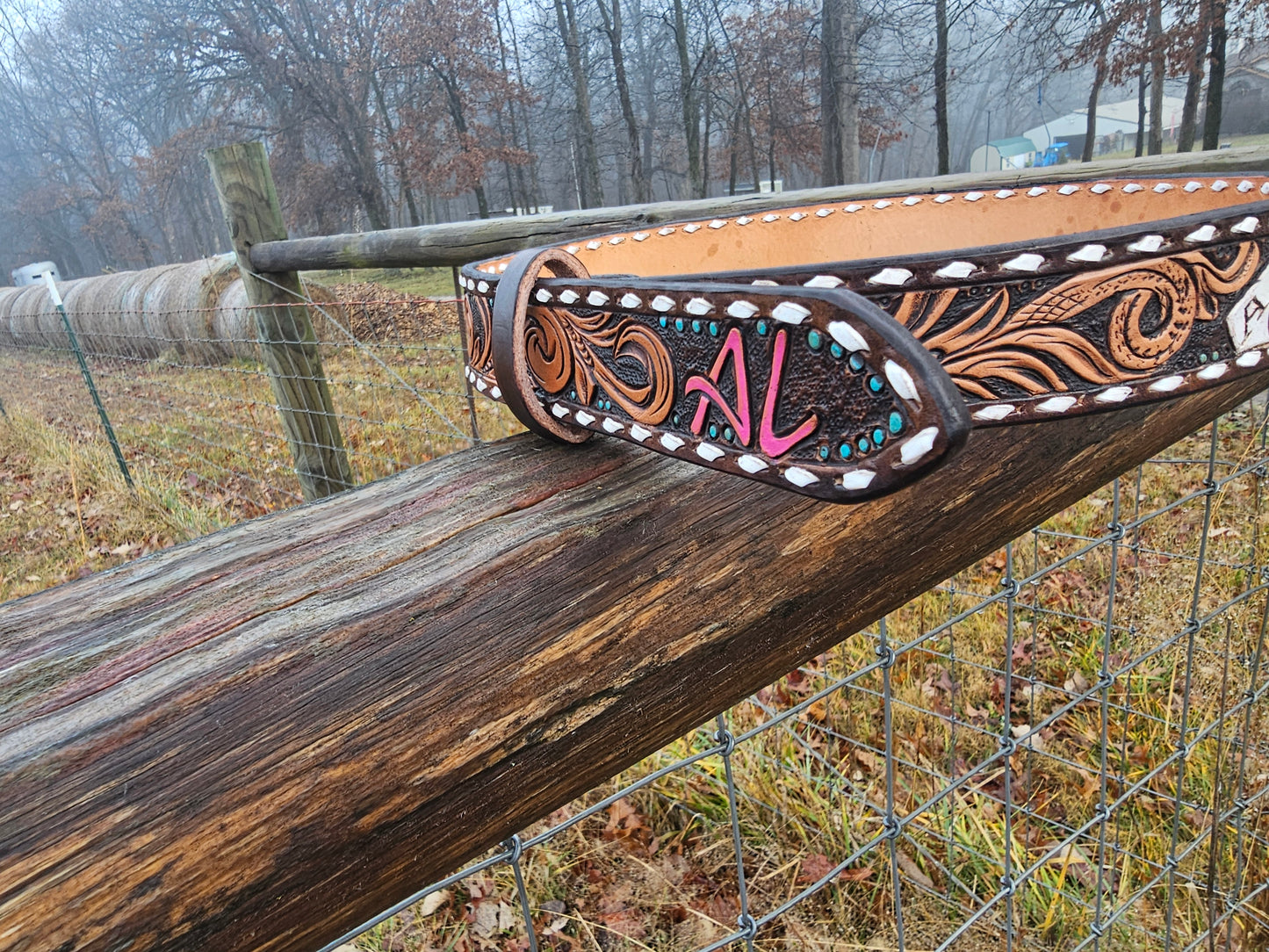 Custom Tooled Belt