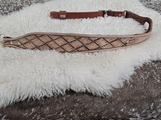 Weave Tooled Gun Sling